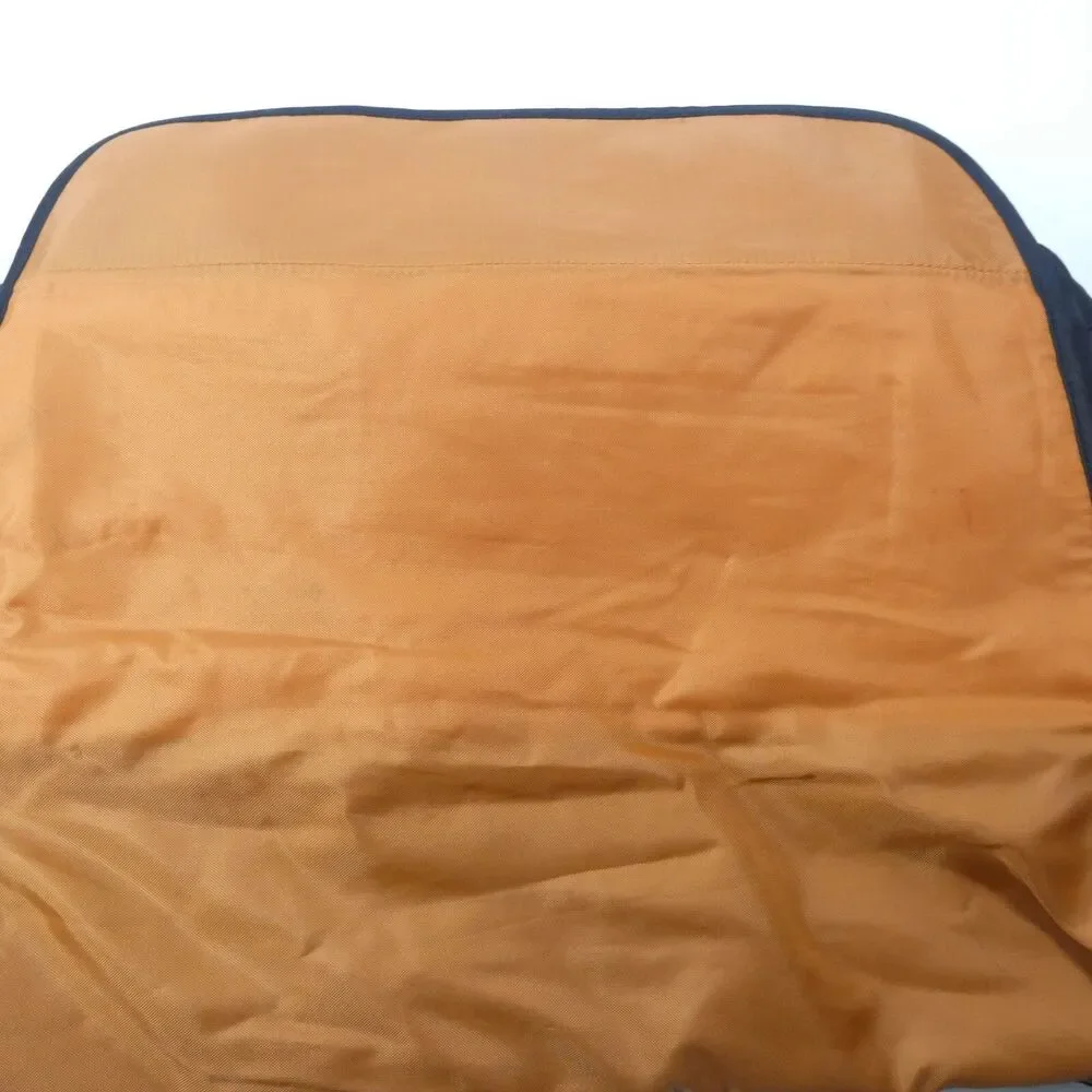 Eddie Bauer Messenger Laptop Bag Black Orange